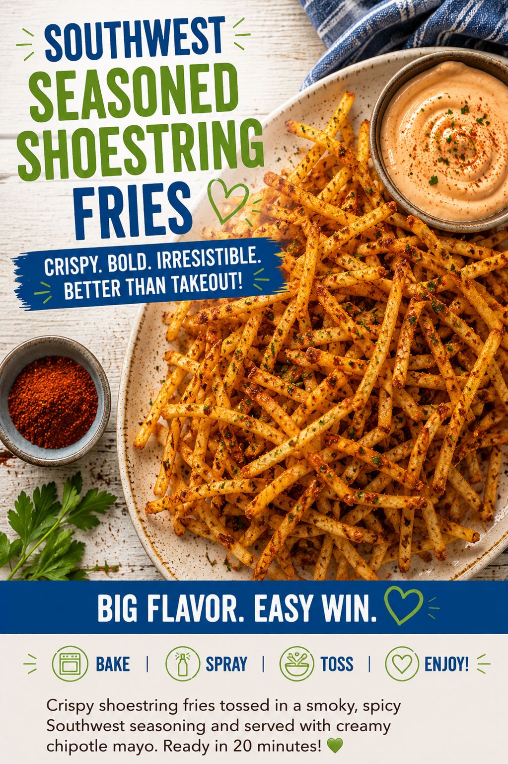 Southwest Seasoned Shoestring Fries
