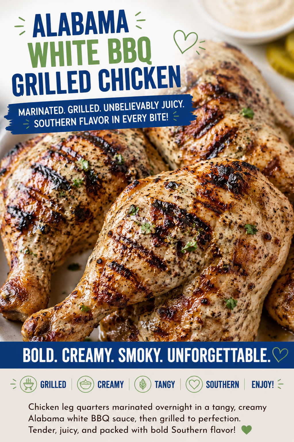 Alabama White BBQ Grilled Chicken