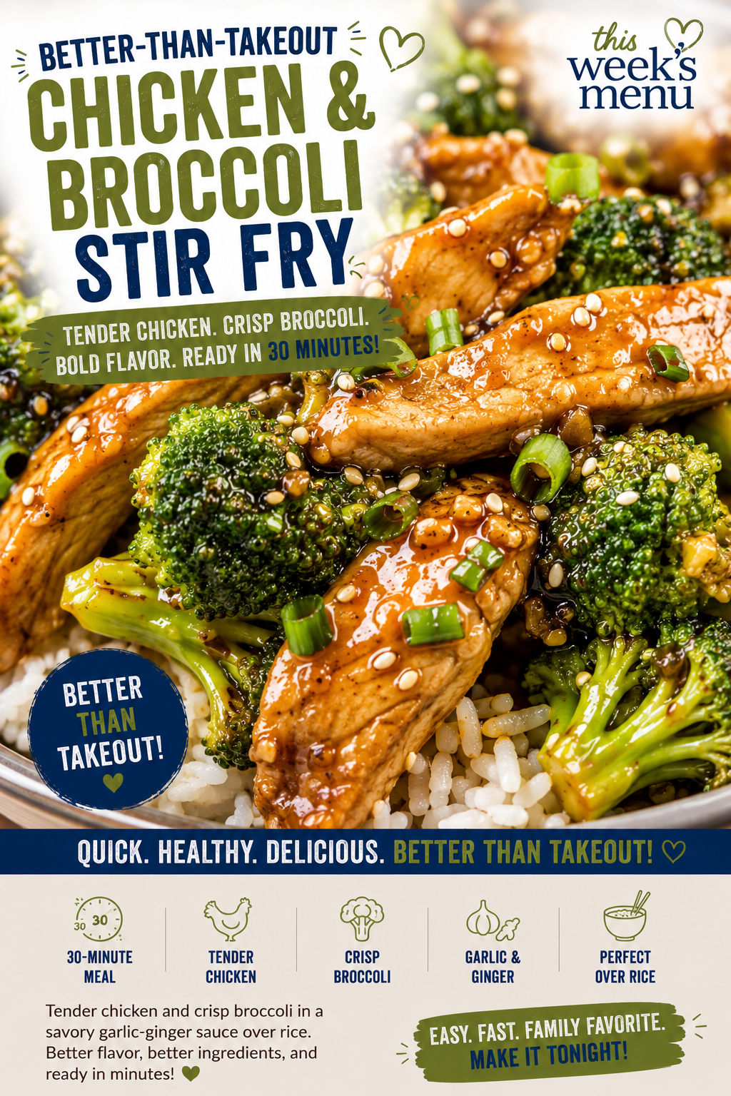 Better-Than-Takeout Chicken & Broccoli