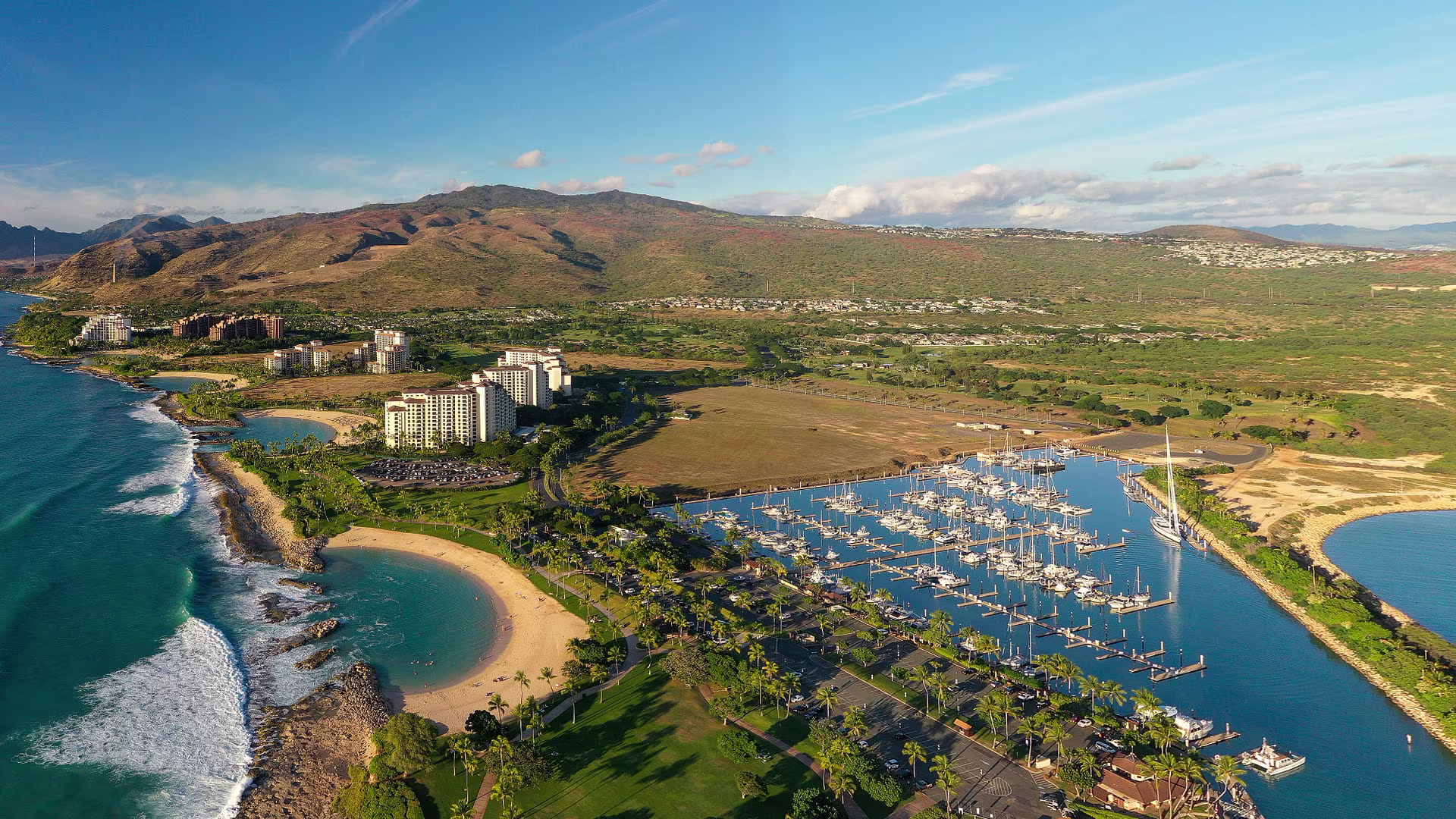 Ko Olina Marina at sunset