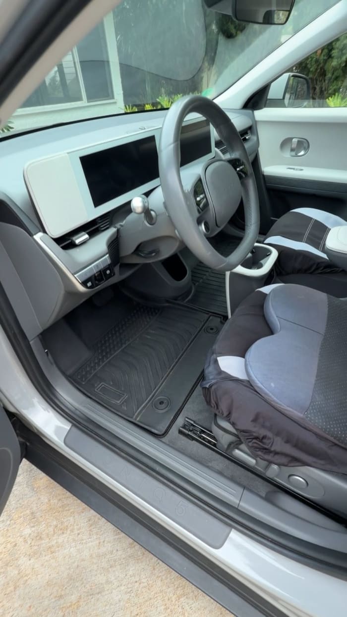 Hyundai Ioniq 5 interior detailed clean