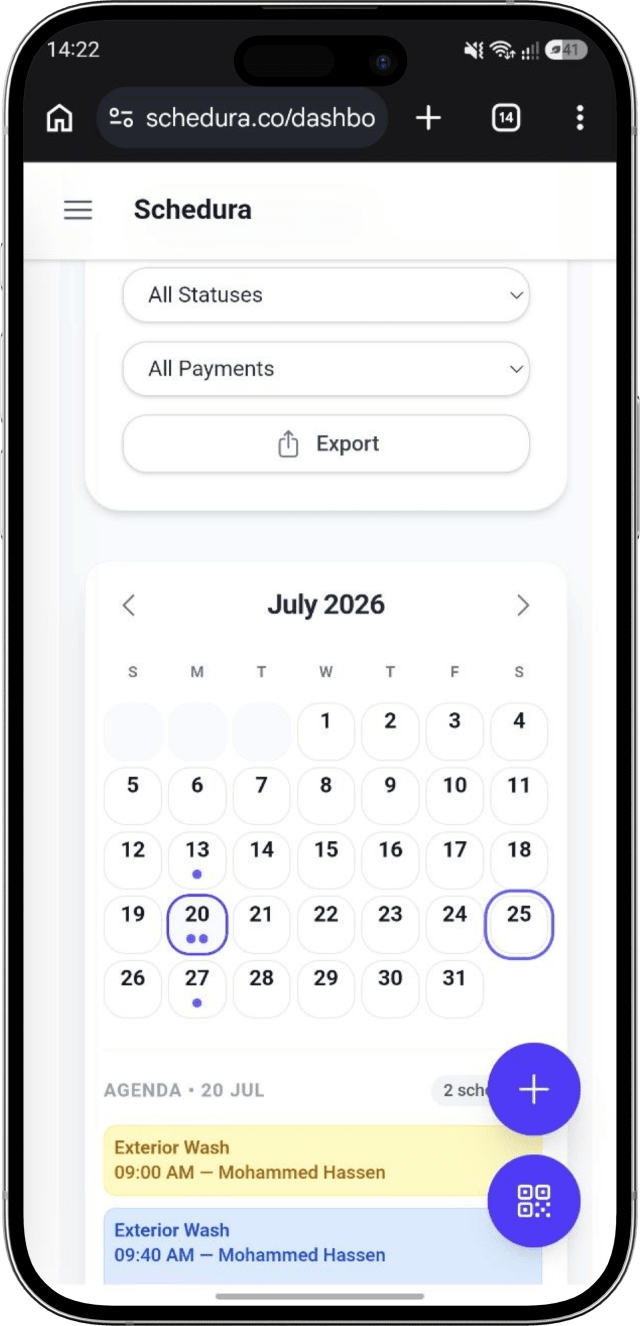 Schedura Booking App