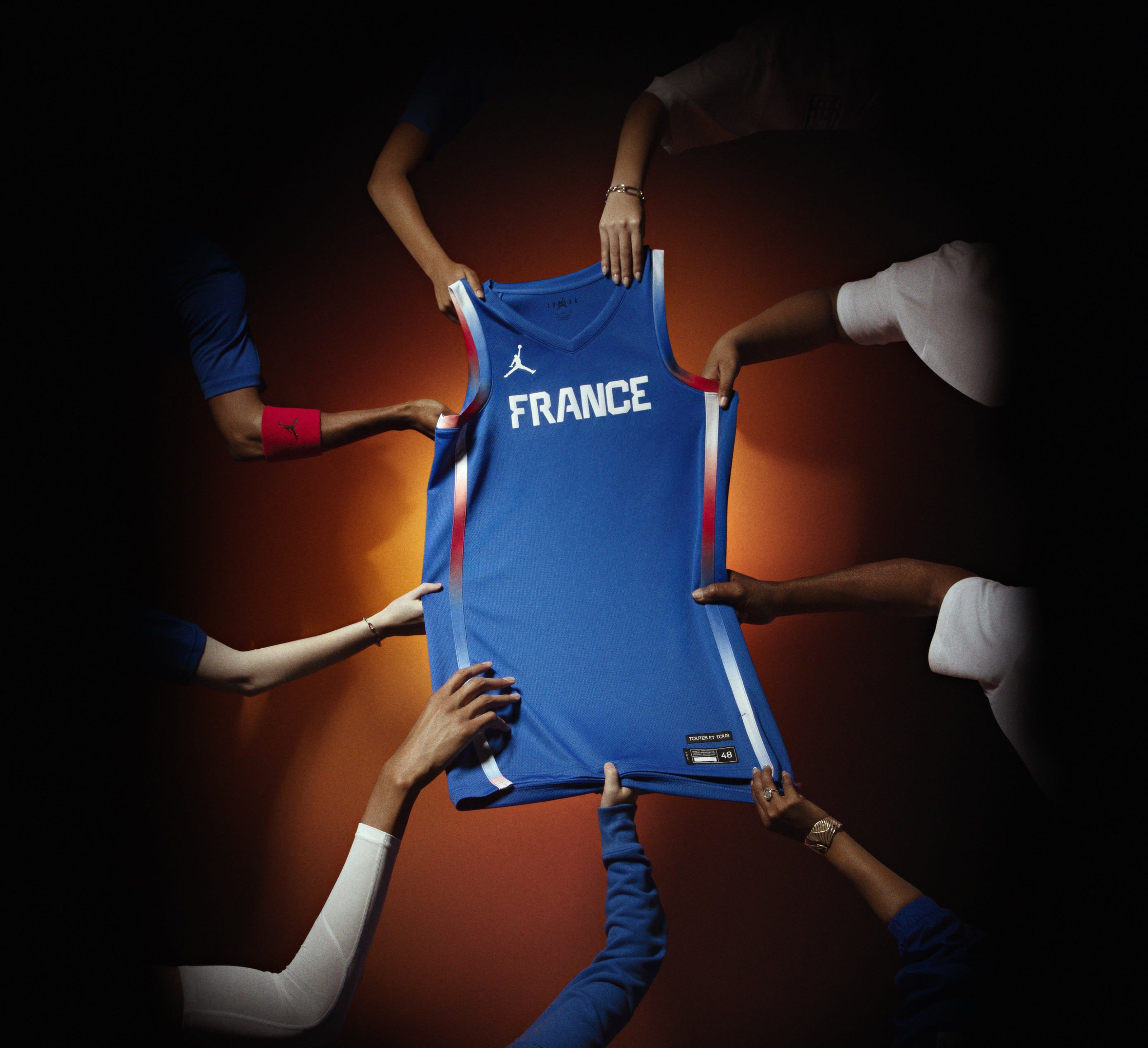 Jordan team jerseys basketball clearance