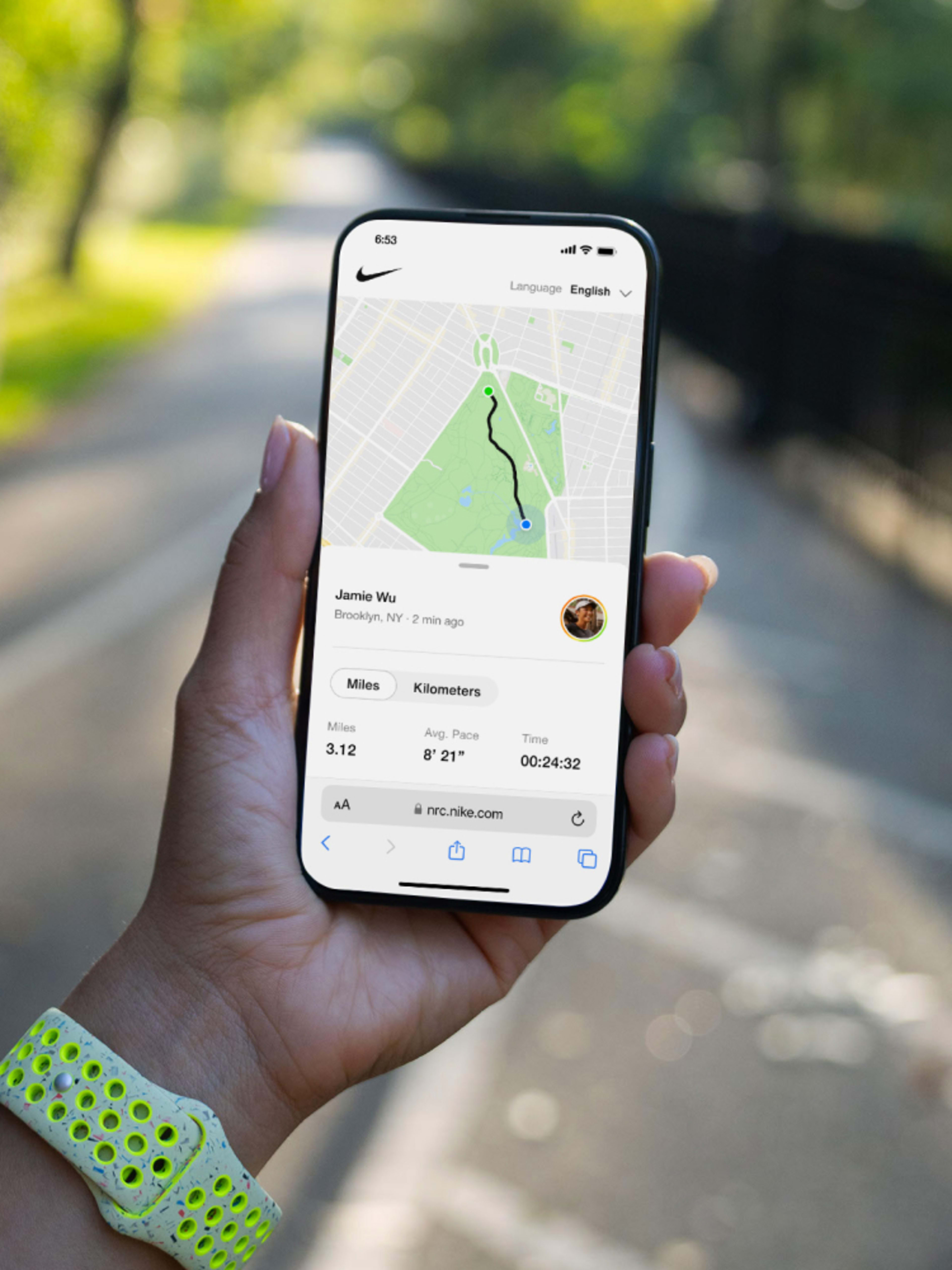 Nike run club average pace on sale
