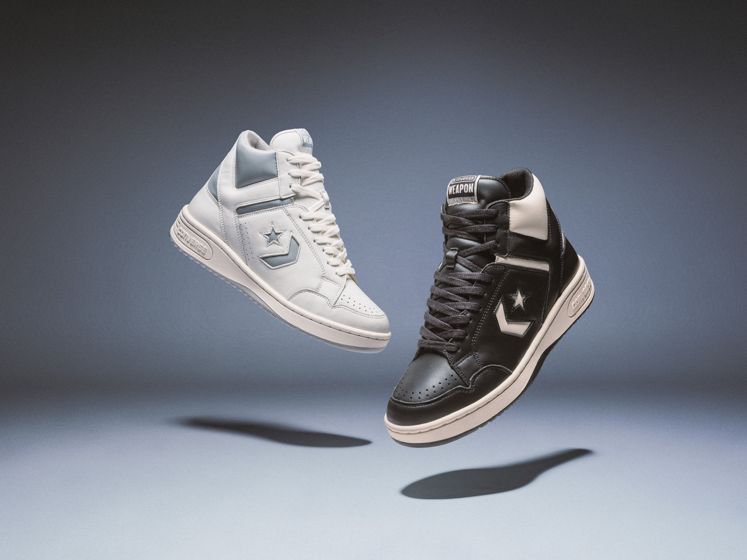 Converse weapon 86 black white deals