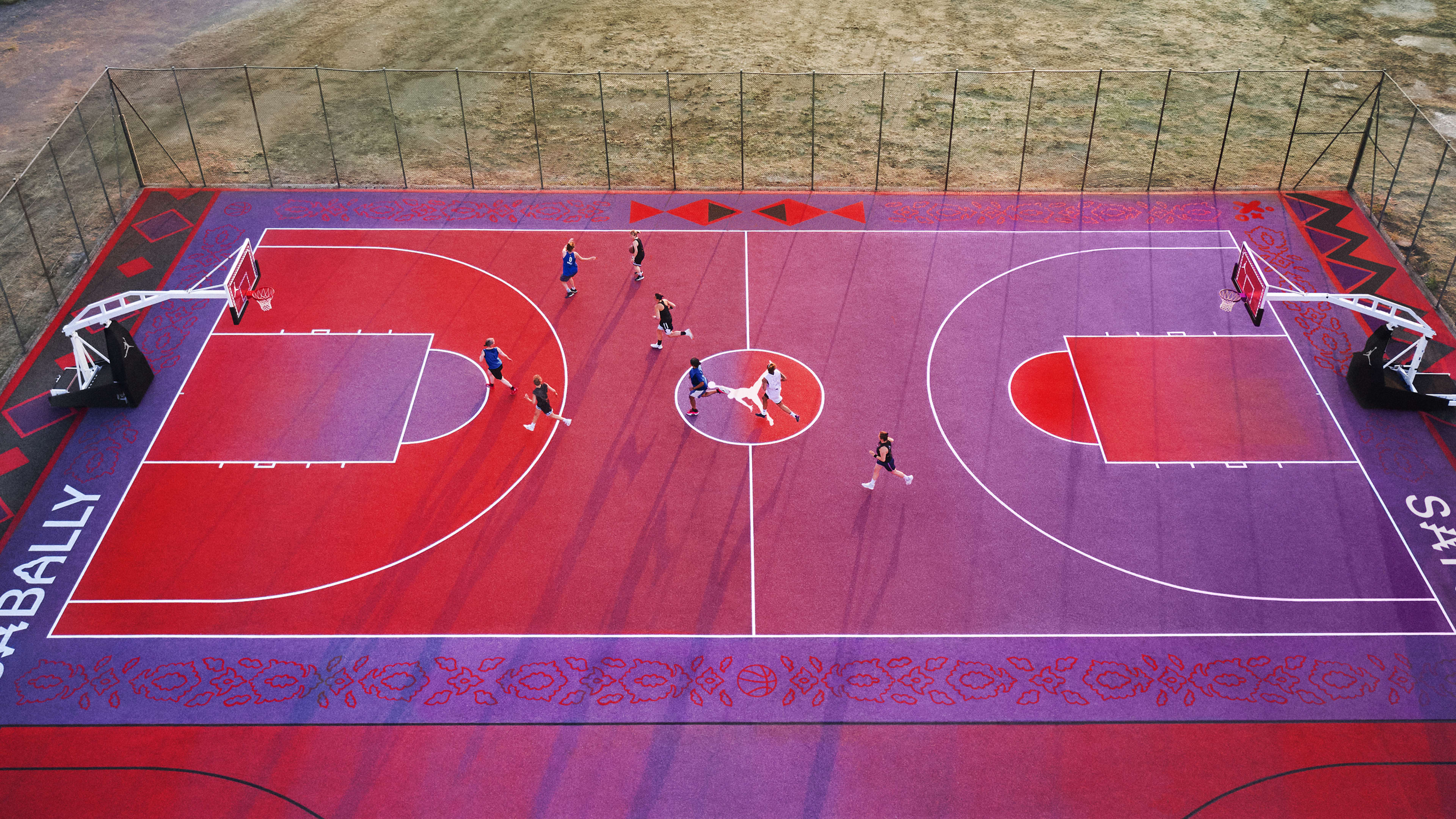 Jordan basketball court clearance