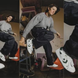 Alexis sablone converse shoe top