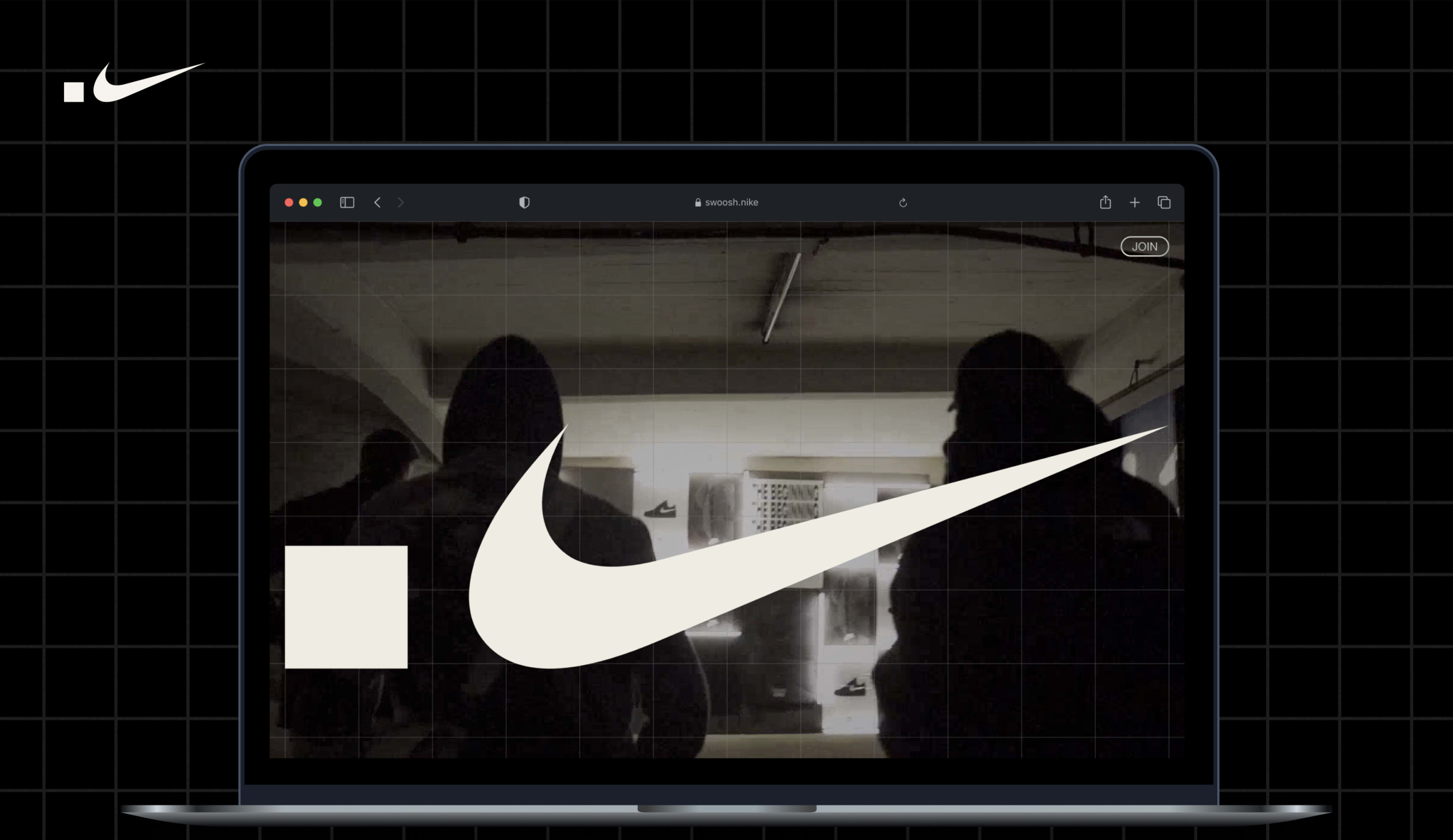 Nike swoosh website sale