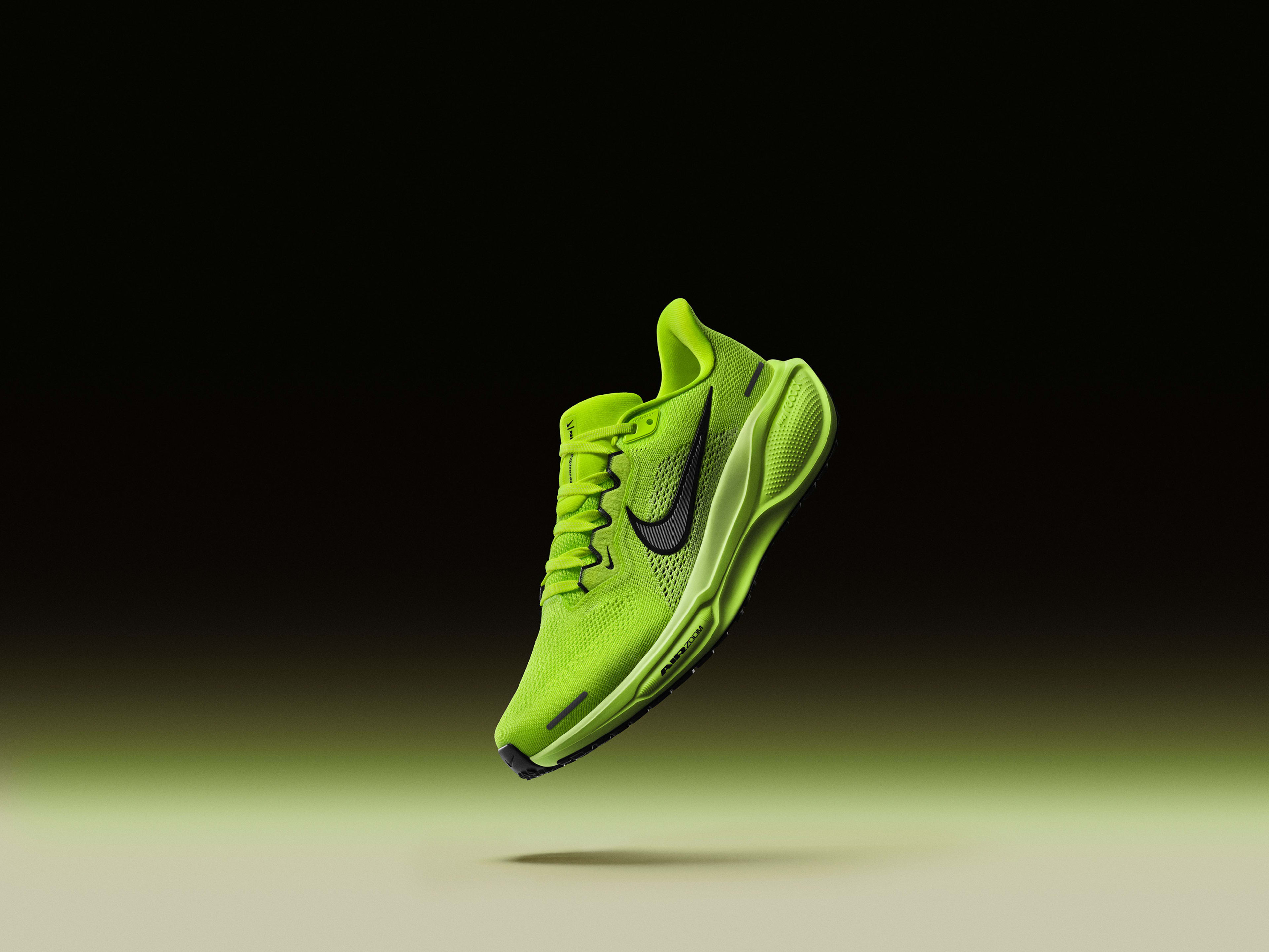 Nike zoom shoes green clearance