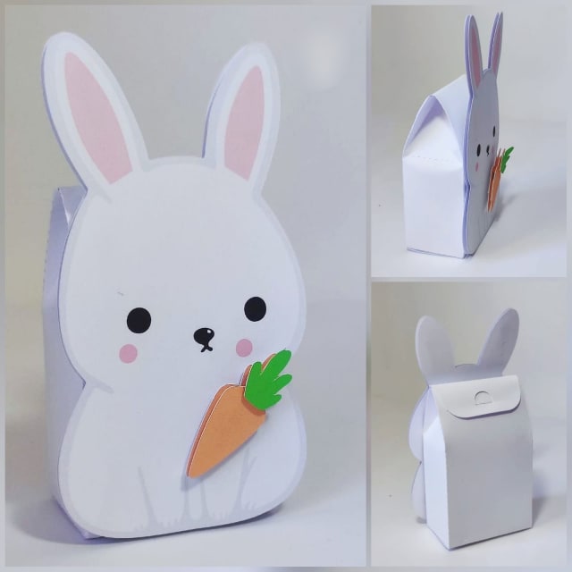 caixinha coelhinho P com cenourinha páscoa cuiabá artlover