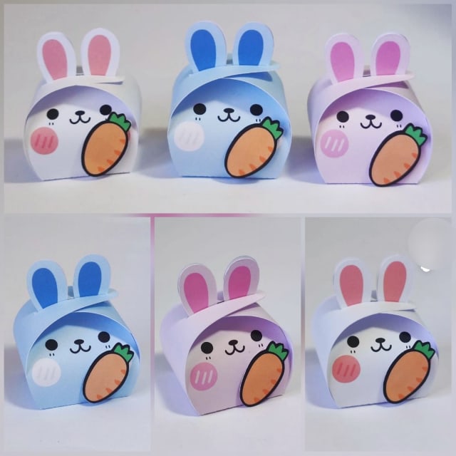 caixinha coelho tamanho P cenourinha páscoa cuiabá caixinha coelhinho P com cenourinha páscoa cuiabá artlover