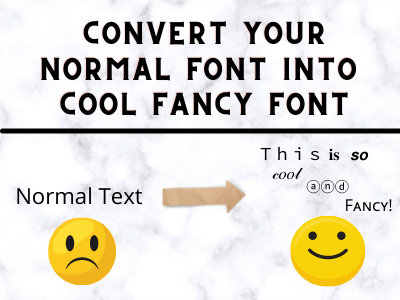 Generate Fancy Text using our Fancy Text Generator Tool for Free! Generate Fancy Text using our Fancy Text Generator Tool for Free!