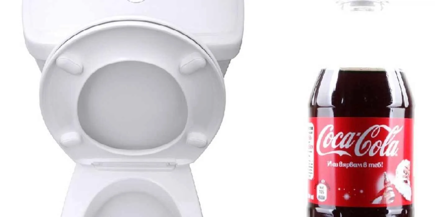 Toilet and Coke