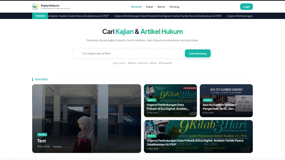 Portal Kajian Hukum