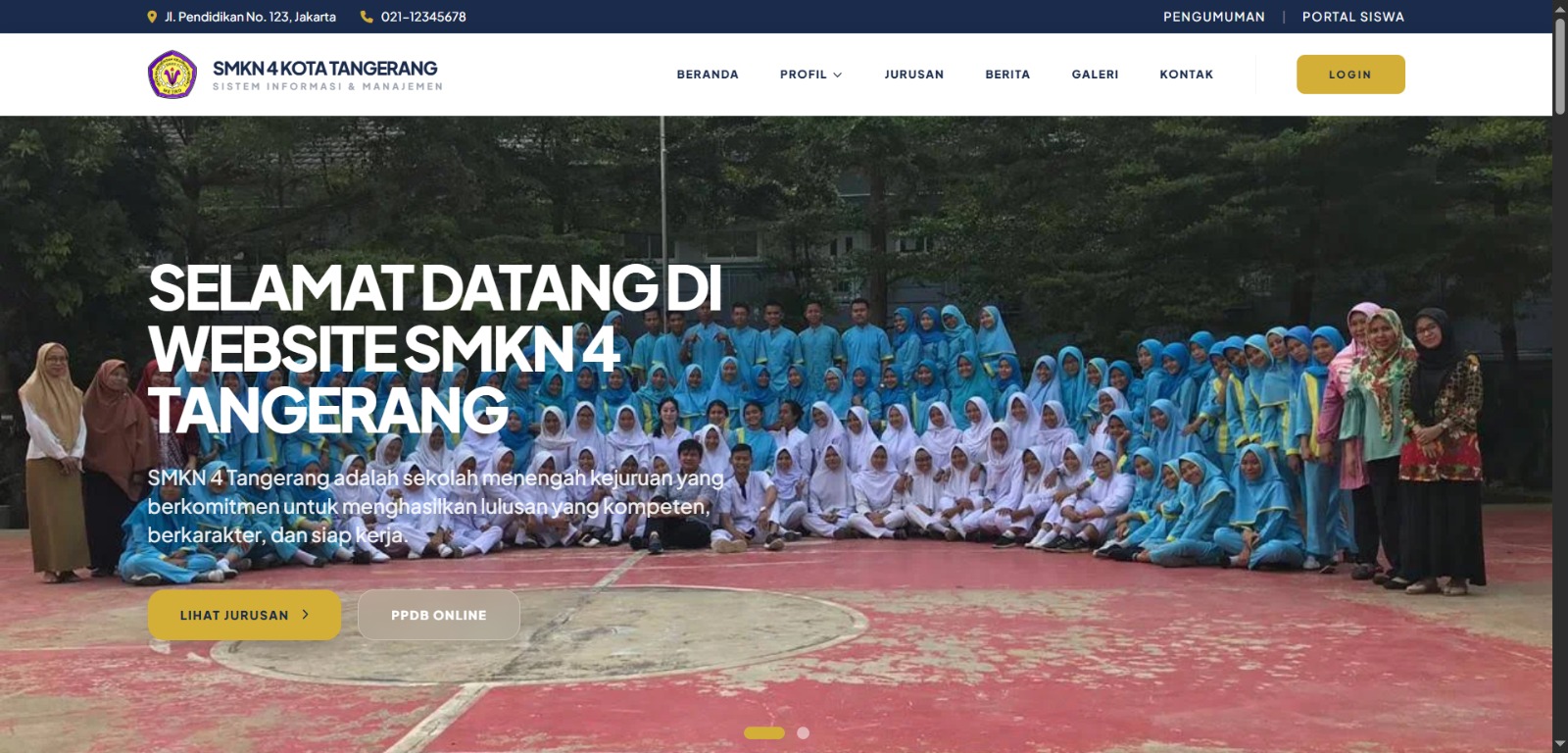 Website Profil & Sistem Informasi Sekolah