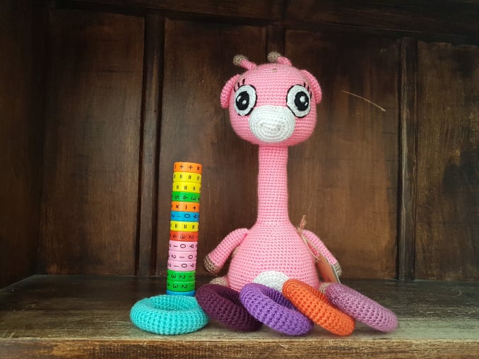 Iris, the giraffe with rings - Image 1