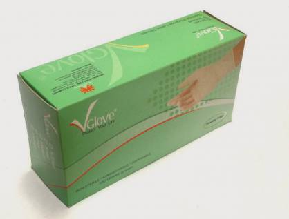 Vglove パウダーフリー医療用ラテックス手袋 Mサイズ