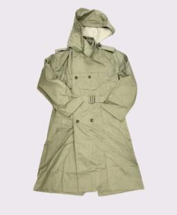Military Officer Raincoat - Mangtou Style Long
