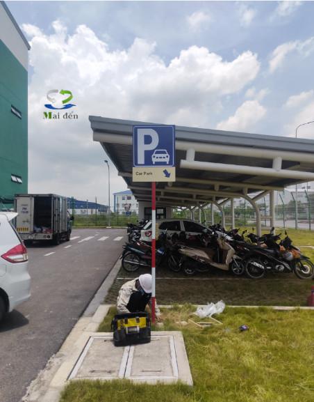 Industrial Zone Parking Sign
