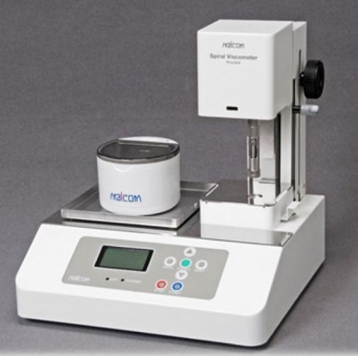 Malcom PCU-02V Spiral Viscometer for Solder Paste & Thixotropic Fluids (Coaxial Double Cylinder / ASTM & JIS Compliant / Made in Japan)