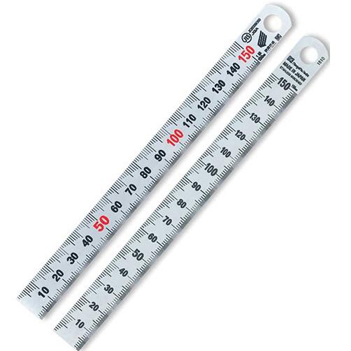 新潟精機 SK SV-1500KD 快段目盛 シルバースケール 1500mm ステンレス直尺 (JIS 1級 / 1.5m / ステップ目盛 / 日本製)
