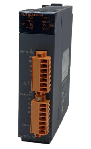 일본 정품 미쓰비시 Mitsubishi QJ71C24N-R4 MELSEC-Q 시리즈 2채널 RS-422/485 시리얼 통신 모듈 (최대 230.4 kbps / 日本製)