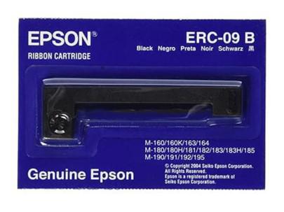 일본 정품 엡손 Epson ERC-09B 도트 매트릭스 프린터 리본 카트리지 블랙 (HX-20 / M-160 / M-180 / POS 영수증 프린터 / 日本製)
