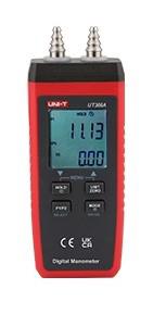 유니트 UNI-T UT366A 고정밀 디지털 차압계 미차압 측정기 (±15 kPa / 16가지 압력 단위 변환 / 피토관 풍속 풍량 / 백라이트 LCD / 正品)