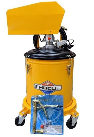 코쿠 Kocu GZ-D2 12리터 고압 전동 그리스 펌프 주입기 건 (최고 압력 40 MPa / 220V 750W / 이동식 카트 바퀴 / 산업용)