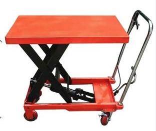 노블리프트 Noblelift ETF50 500kg 산업용 전동 유압 리프트 테이블 운반차 (DC 12V 전동 상승 / 최대 상승 높이 1010mm / 정품)