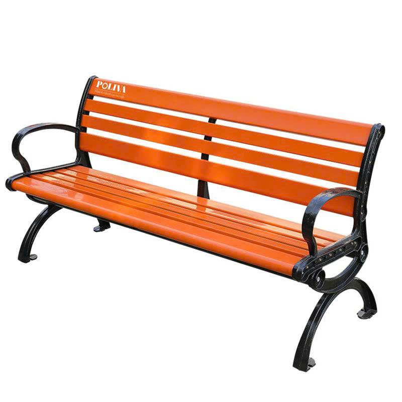 Ghế có tựa gỗ nhựa Poliva 180cm