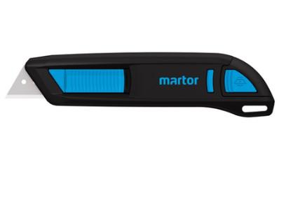 德国玛特 Martor SECUNORM 300 (型号30000410) 工业级自动回弹 安全开箱刀 安全美工刀 (19mm深度 / 玻璃纤维增强环保手柄 / 刀片自动收回防割伤 / 4次翻转刀片 / 免工具快换)