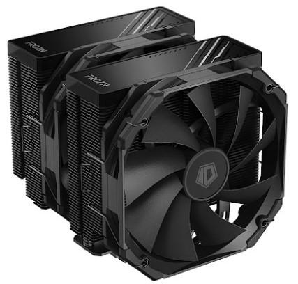 ID-COOLING FROZN A720 Dual-Tower 7-Heatpipe Flagship CPU Air Cooler (Dual 140mm FDB Fans / TDP 300W / LGA1700, LGA1851 & AM5 / All-Black Stealth)