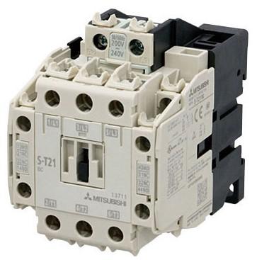 일본 미쓰비시 Mitsubishi S-T25 AC400V 2NO+2NC (2a2b) 25A 3극 전자개폐기 마그네틱 콘택터 (11kW 모터 제어 / IP20 방호)