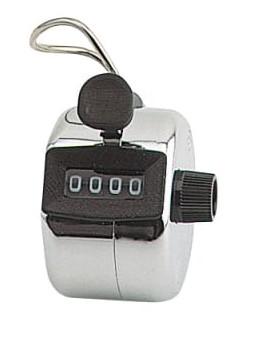 Kori Seiki H-102B 4-Digit Heavy-Duty Desk Base Mounting Mechanical Tally Counter (0-9999 / All-Steel Body / Rotary Reset Knob / Made in Japan)