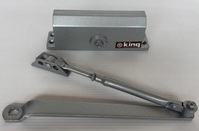 한국 정품 킹도어클로저 KING NSK 850 중량용 유압식 도어클로저 정지형 (적용 문 무게 40~65kg / 2단 폐쇄 속도 조절 / 90도 스톱 기능 / 한국 제조)
