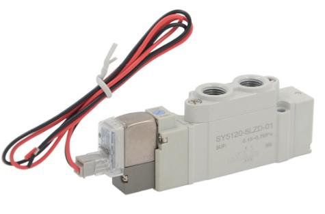 일본 정품 SMC SY3120-5MO-C4 5포트 2위치 싱글 솔레노이드 밸브 공압 방향 전환 밸브 (24VDC / Ø4mm 원터치 피팅 일체형 / 수동 테스트 버튼 / 日本製)