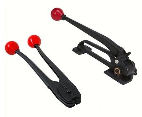 YBICO 5/8" (16mm) Heavy-Duty Manual Steel/PET/PP Strapping Tensioner & Sealer Packaging Tool Set (Made in Taiwan / High-Tensile Forged Alloy)