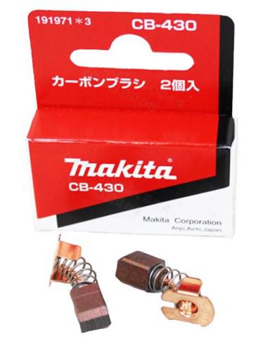 일본 정품 마키타 Makita CB-430 순정 카본 브러쉬 (부품번호 191971-3 / 자동 차단 핀 내장 / BGA452 DGA452 DHR202 BHR200 호환 / 日本製)