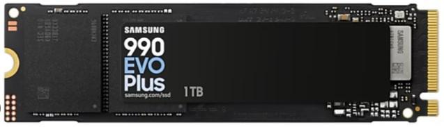 Samsung 990 EVO Plus 1TB PCIe 4.0 x4 / PCIe 5.0 x2 M.2 2280 NVMe Solid State Drive (Sequential Read up to 7,250MB/s / Write up to 6,300MB/s / V-NAND / 5Y)