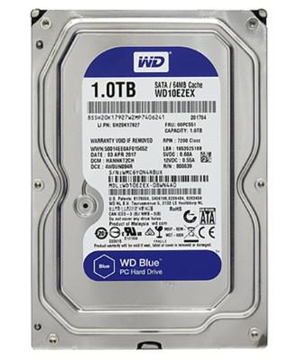 웨스턴디지털 WD Blue 1TB 3.5인치 데스크톱 내장 하드디스크 HDD (WD10EZEX / 7200RPM / 64MB 캐시 / SATA3 6Gb/s)