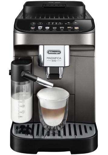 デロンギ DeLonghi マグニフィカ イーヴォ ECAM290.81.TB 全自動 コーヒーマシン エスプレッソメーカー ラテクレマシステム搭載 (1450W / 15気圧 / チタンブラック)