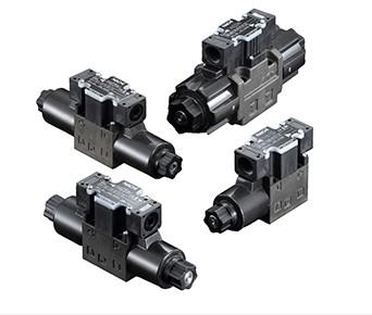 Nachi SS-G01-C6-GR-D2-5713L 24V DC Wet-Armature Directional Hydraulic Solenoid Valve (Size 01 / Spring Center C6 / Surge-Less LED / 35 MPa / Made in Japan)