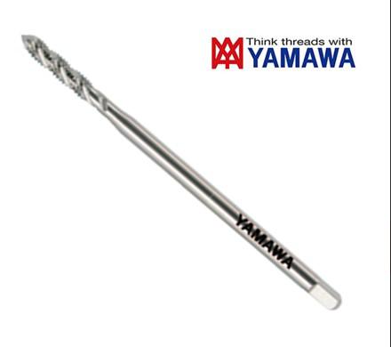 Yamawa LS-SP M12x1.75 120mm Long-Shank Spiral Fluted Tap SPQ012PL12 (HSS-E Cobalt Steel / Blind Hole Threading / Made in Japan)