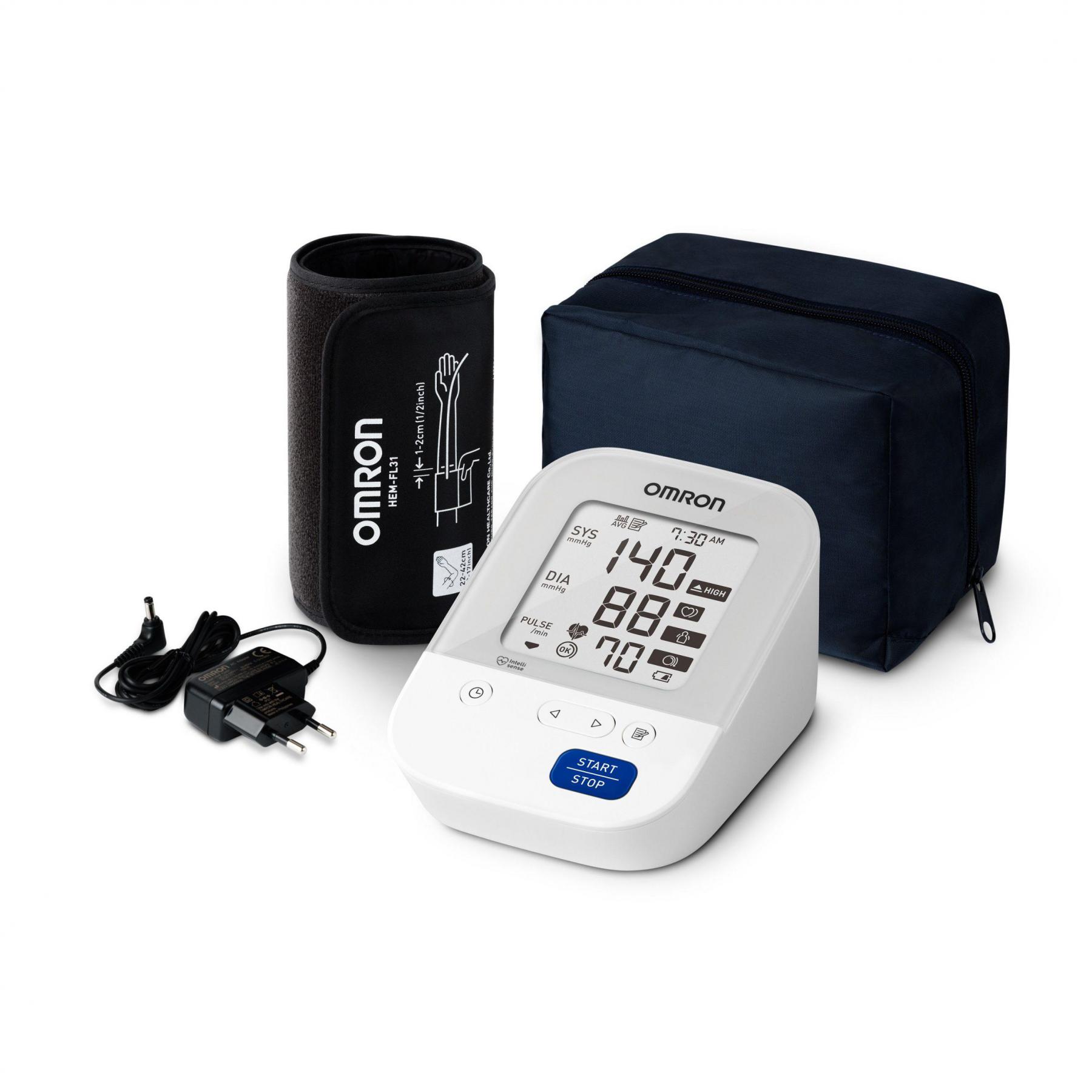 オムロン (OMRON) HEM-7156 上腕式 自動 電子血圧計 (360° フィットカフ IntelliWrap / IntelliSense 加圧制御 / 不規則脈波・体動検知)