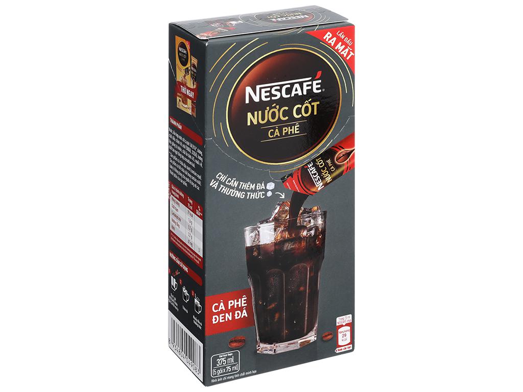 ネスカフェ Nescafé 濃縮ブラックアイスコーヒー リキッドポーション 75ml