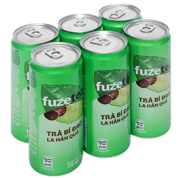 Fuze Tea トウガン＆羅漢果 320ml 缶（清涼飲料水）