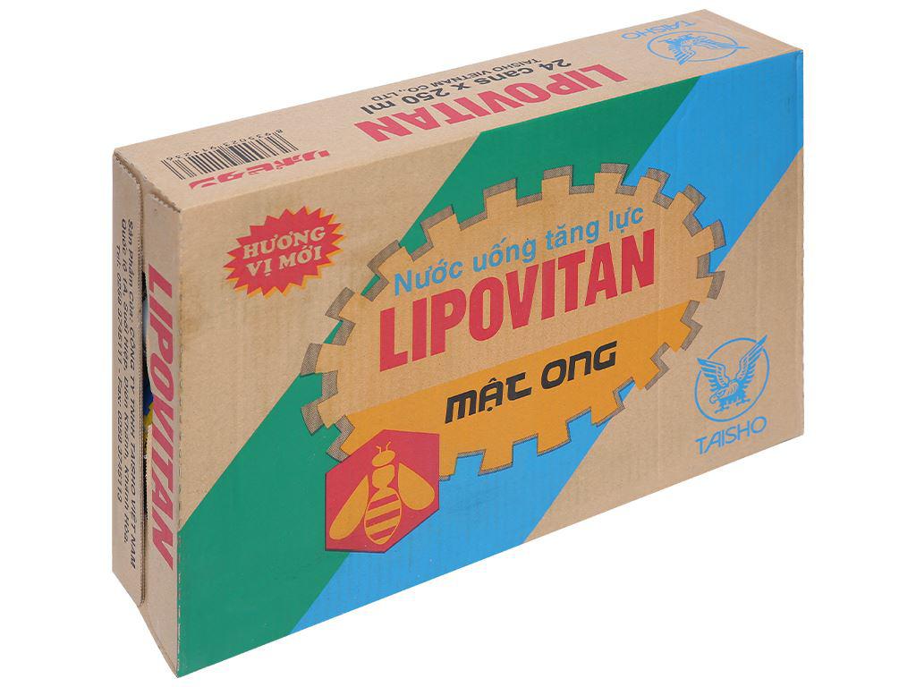 Lipovitan Honey Natural Energy Drink 250ml Can (Taurine, Vitamin B1/B2/B6, Inositol & Natural Honey / Taisho Pharmaceutical)