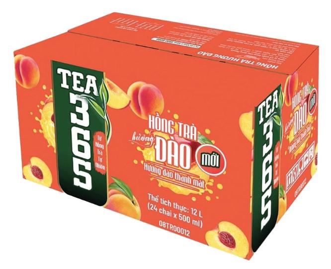 Tea365 ピーチフレーバー紅茶 500ml ボトル