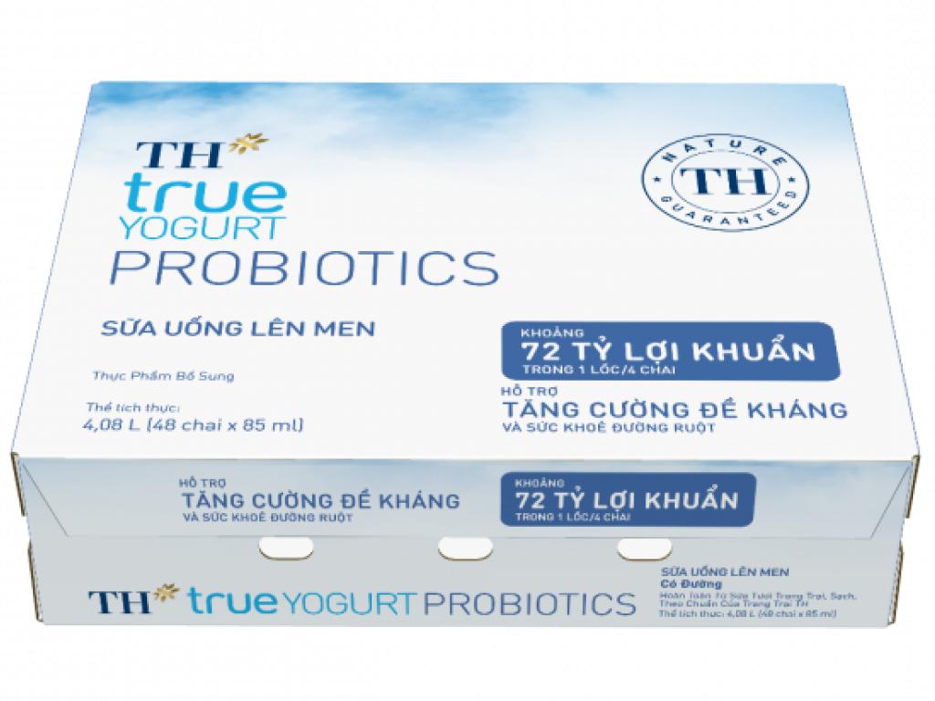 TH True Yogurt Probi Low Sugar Fermented Yogurt Drink 85ml Box